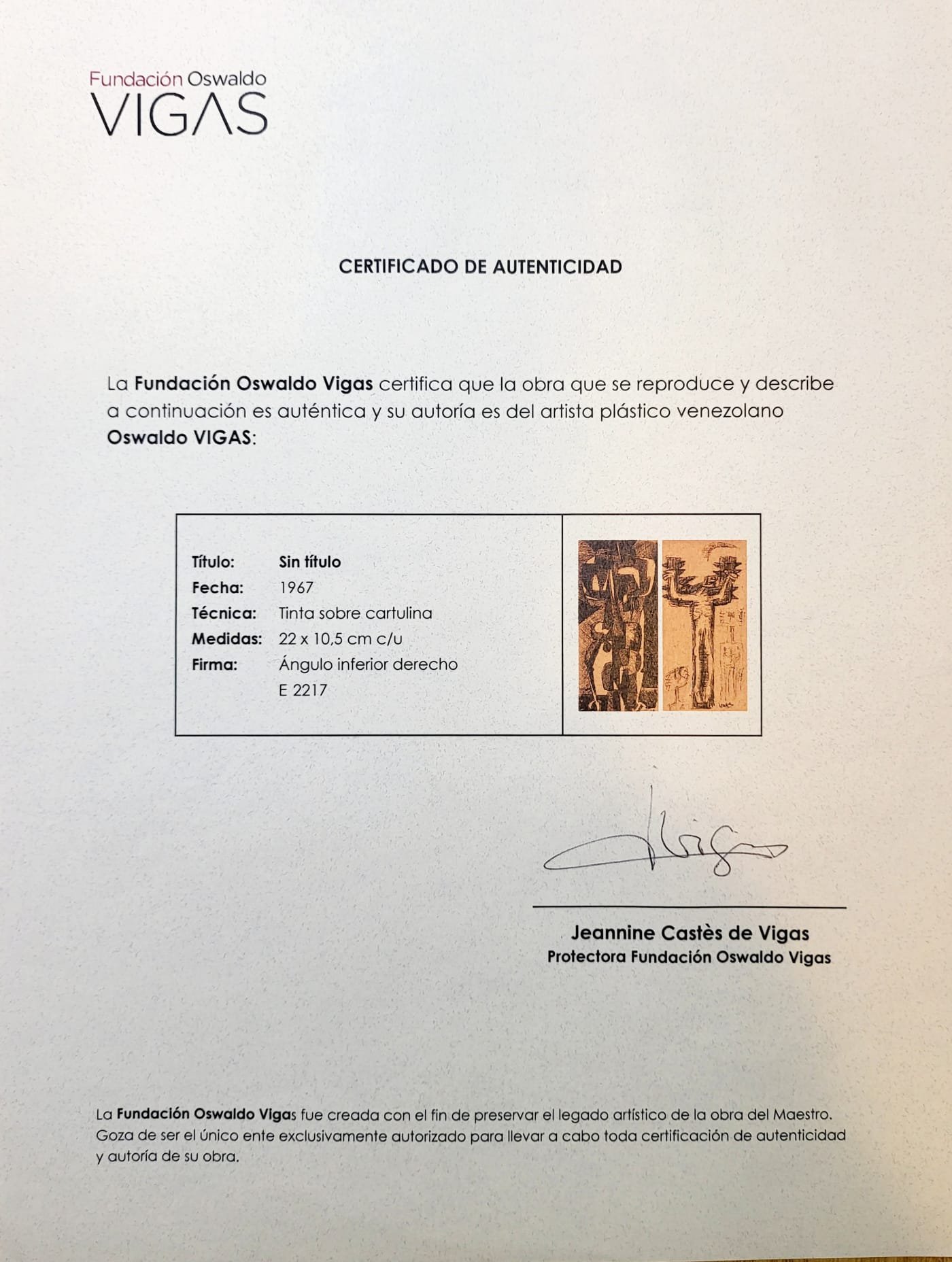 certificado oswaldo vigas